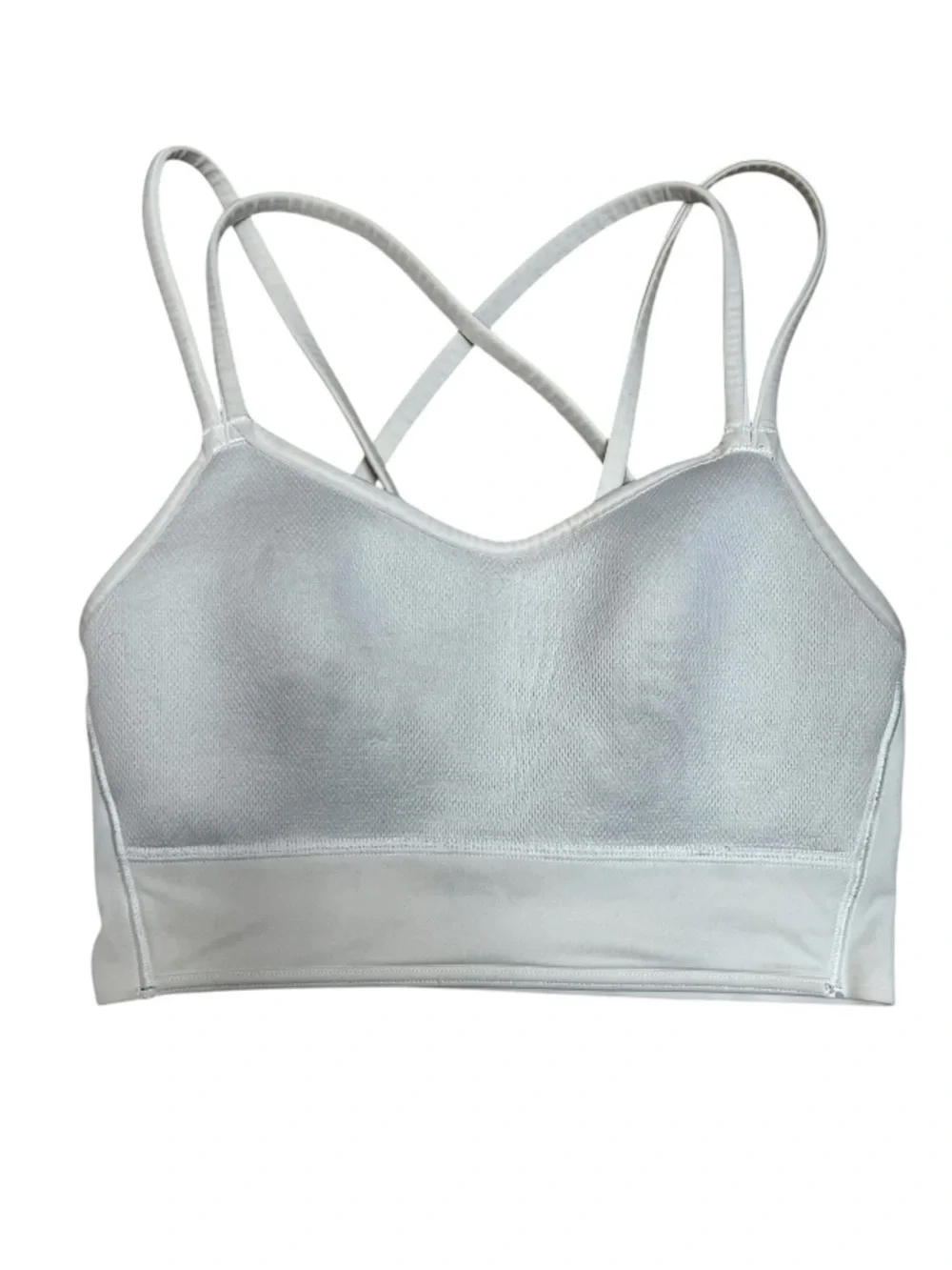 Lululemon Like a Cloud Longline Bra Light Support in White